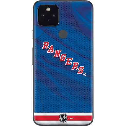 NHL New York Rangers Home Jersey Google Pixel 4a 5G Skin